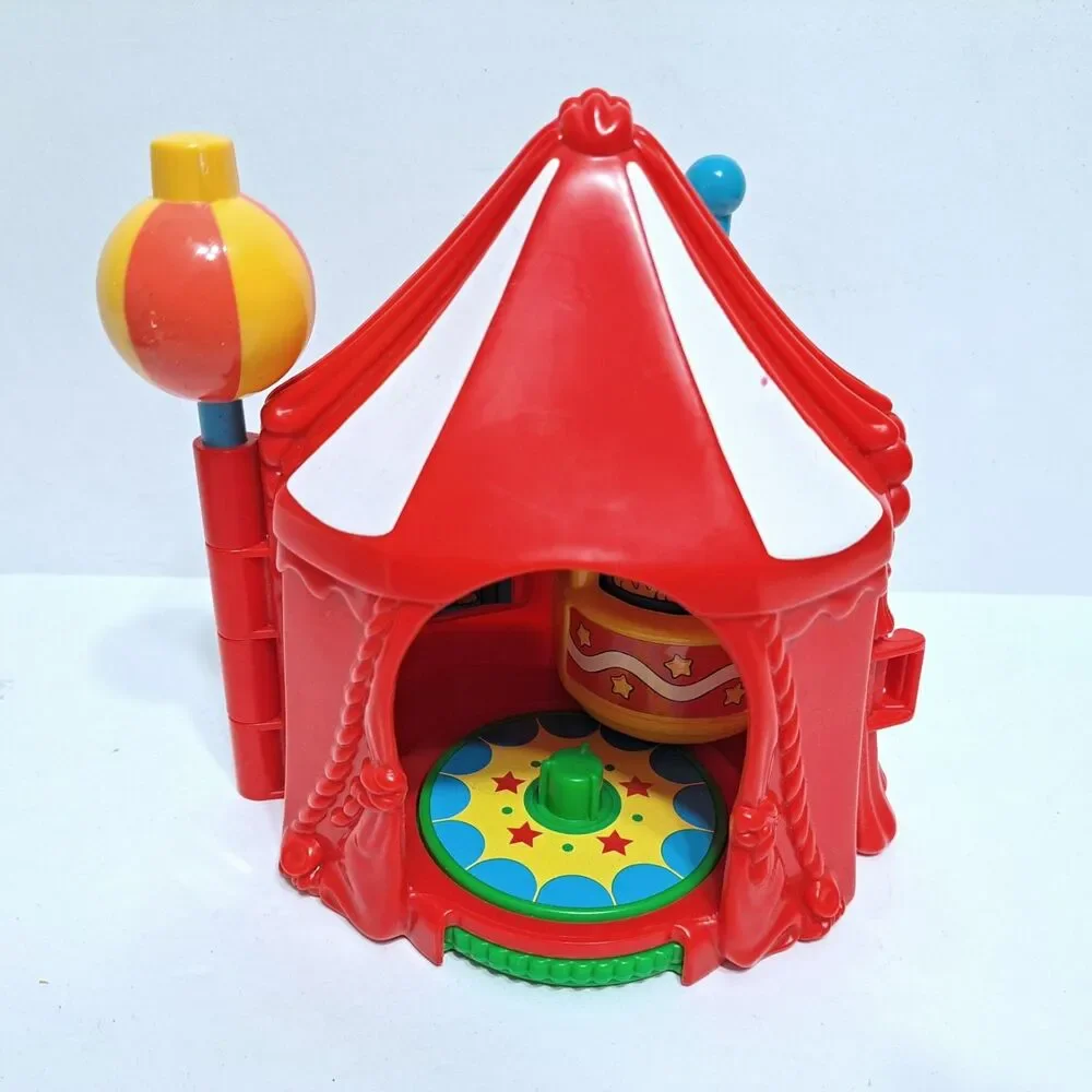 Fisher Price Little People Circus Train Musical Motorized Carnival Tent Set Lot